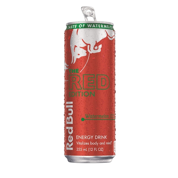 Red Bull Red Bull The Red Edition Watermelon Energy Drink 12 oz RB234435 - main